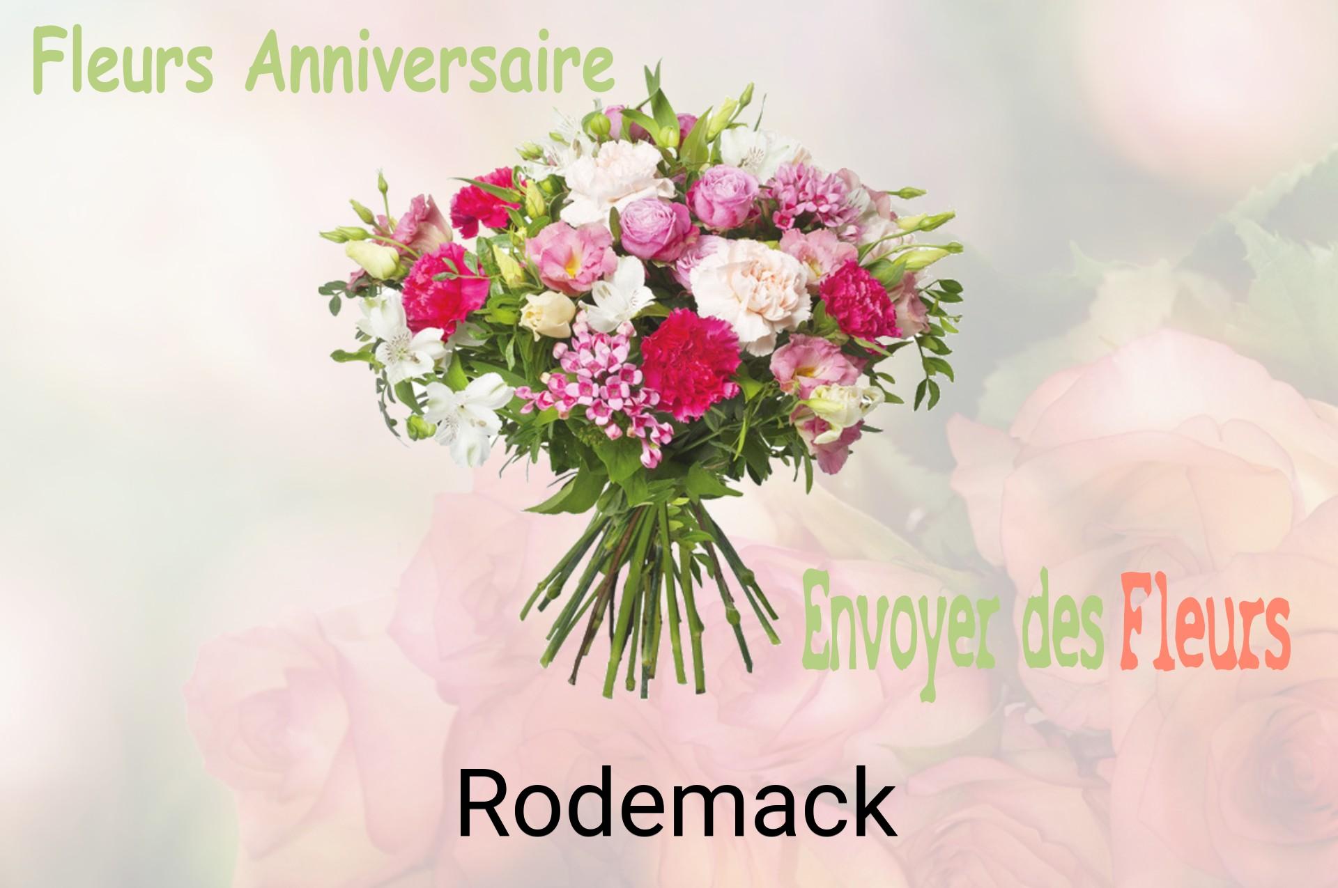 Bouquet de fleurs d’anniversaire livré à Rodemack